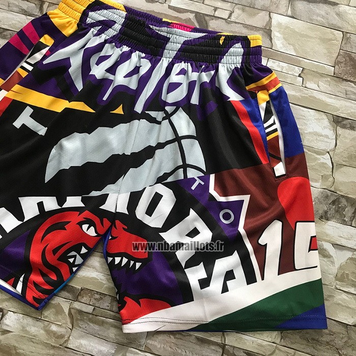 Short Tornto Raptors Rainbow Classic Noir